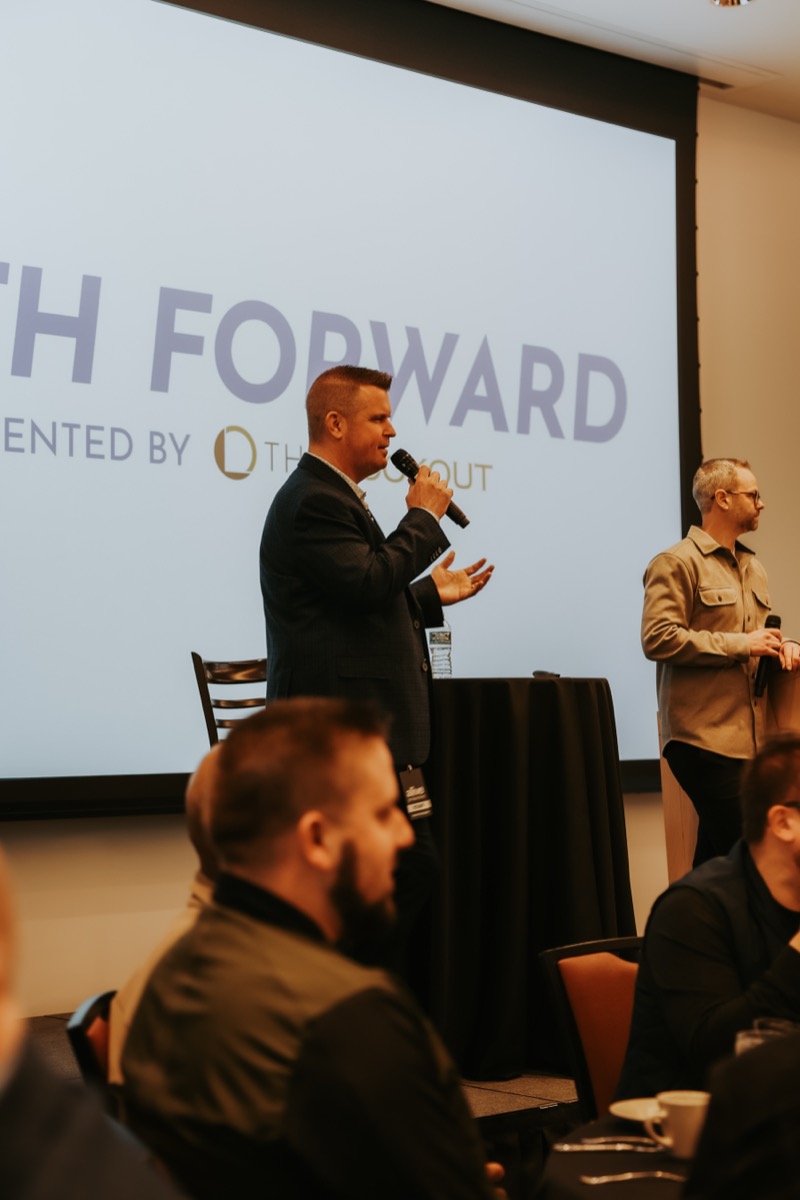Colin Neidert speaking at Faith Forward presented by The Lookout